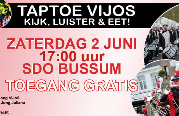 Jubileumtaptoe: topkorpsen, lekker eten, gezelligheid en feest! 